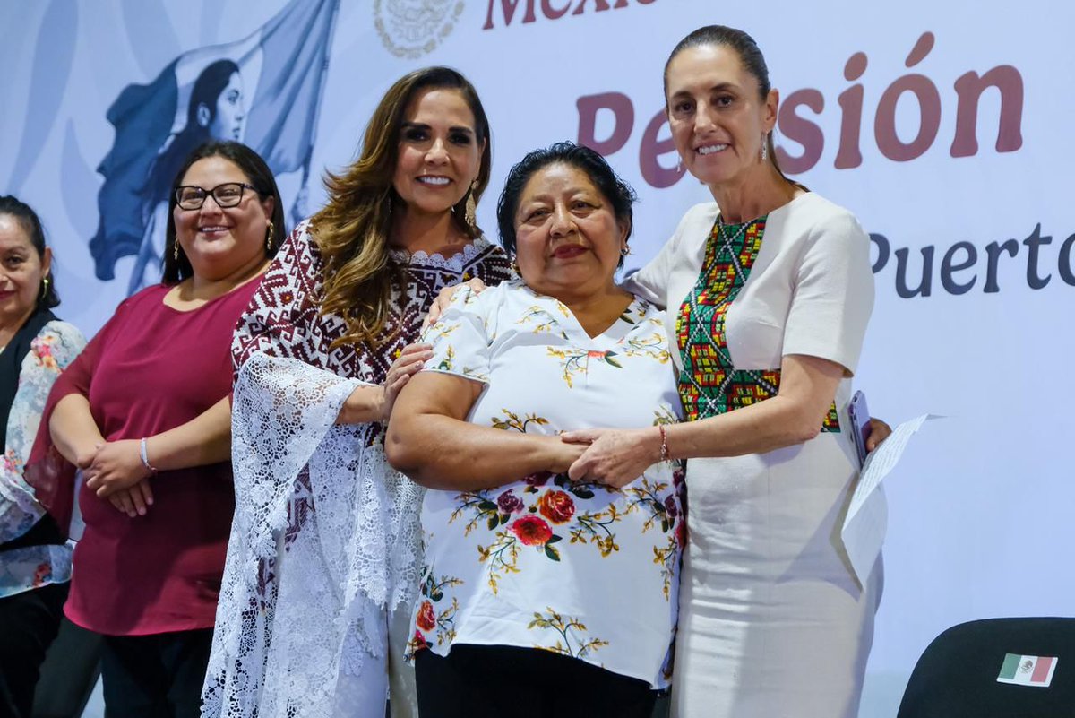 En Felipe Carrillo Puerto, la presidenta Claudia Scheinbaum y la Gobernadora Mara Lezama reconocen el valor de las mujeres mayas.
<a href="/Claudiashein/">Claudia Sheinbaum Pardo</a> <a href="/MaraLezama/">Mara Lezama</a> #ZonaMaya
#QuintanaRoo