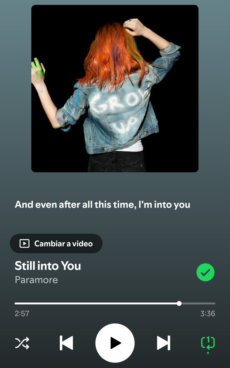 Mi cara//Lo que estoy escuchando