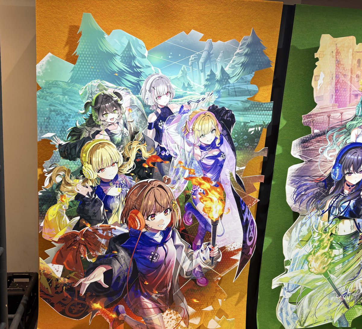 garuo0414's tweet photo. イラストの展示が良すぎてヤバいぞ皆絶対見に行った方がいいよ！！！ https://t.co/Wrpg57lUA2