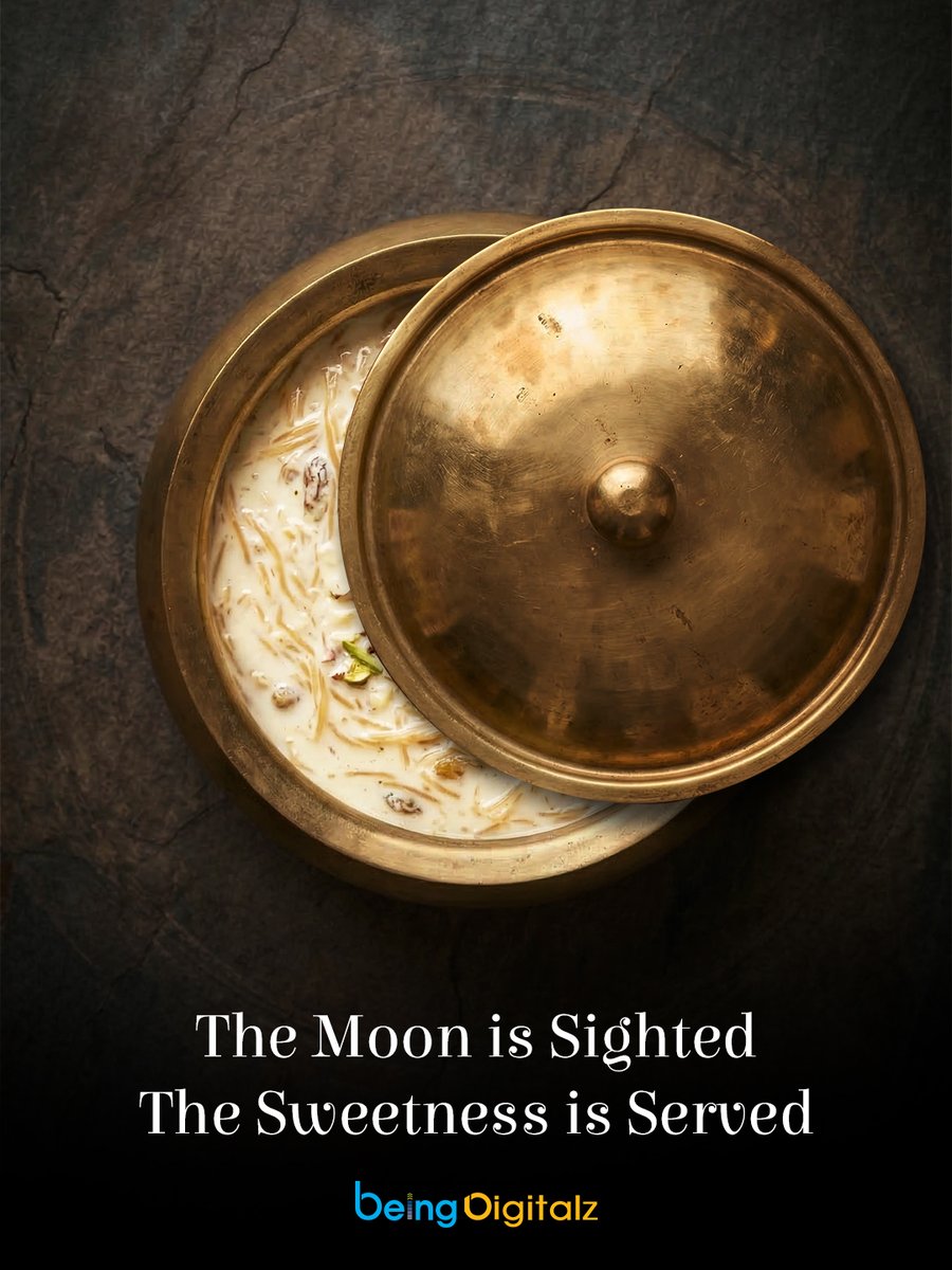 May your Eid al-Fitr be filled with warmth, joy, and the sweetness shared with loved ones.

Eid Mubarak!

#EidMubarak #Creativeads #BeingDigitalz #BDz