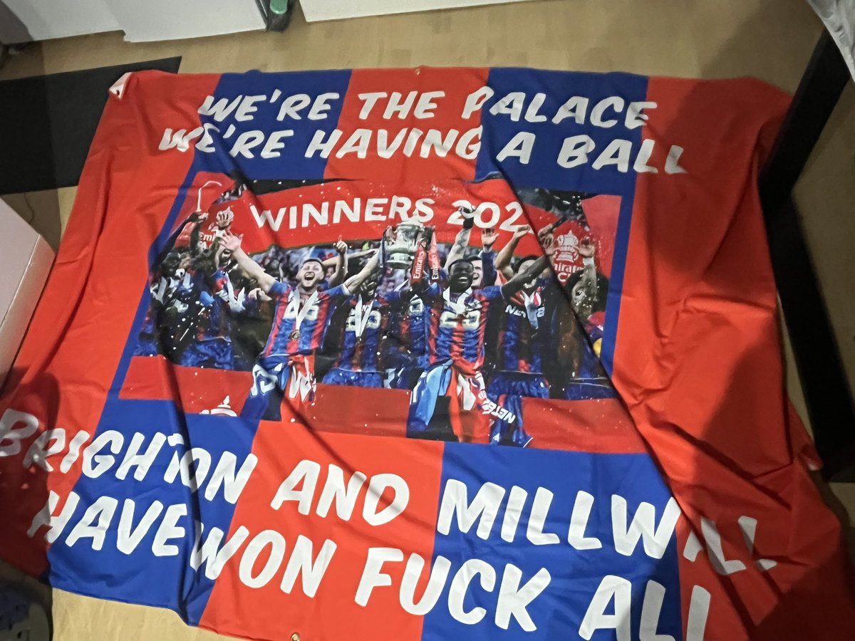 Palace home & away days tweet media