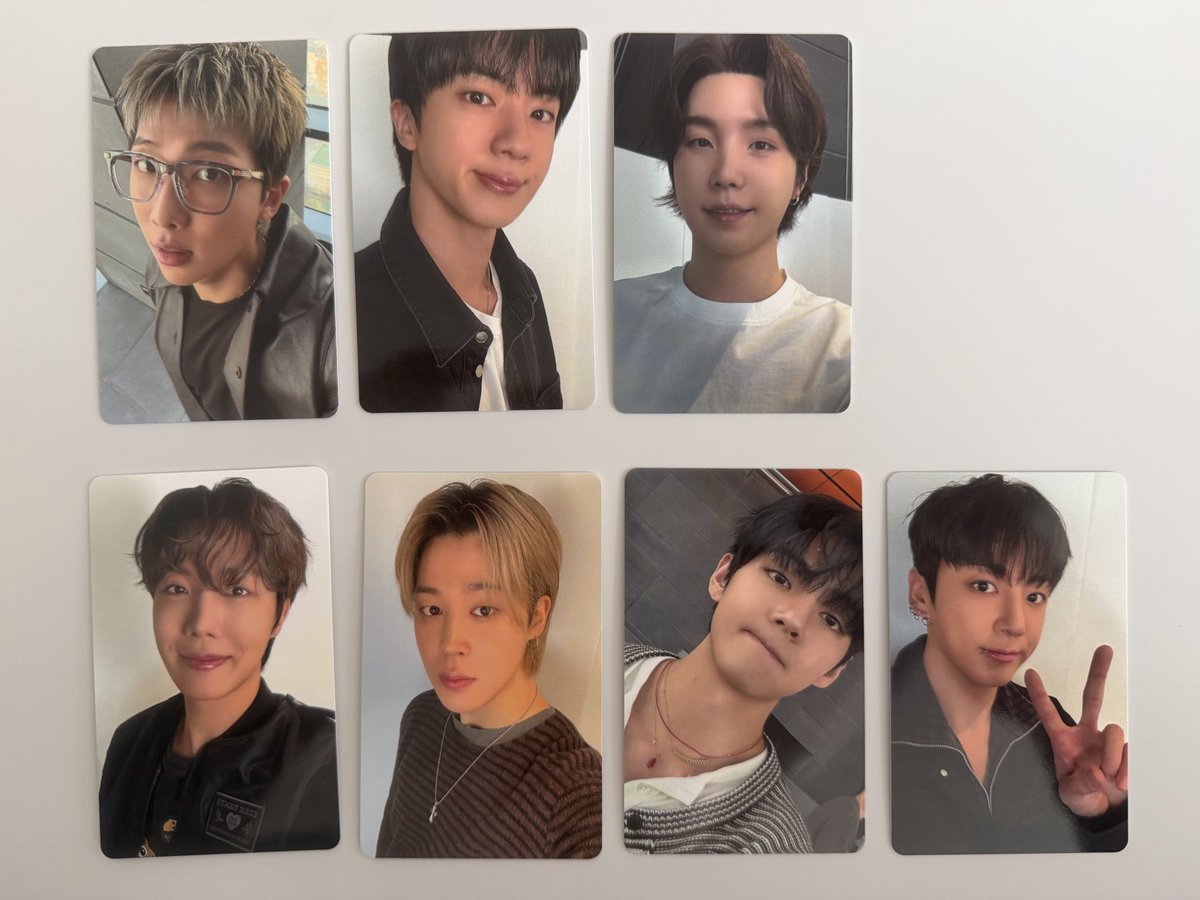 BTS 5TH ALBUM - ARIRANG Weverse Japan WVJ POBs 🎁 Photocards (7