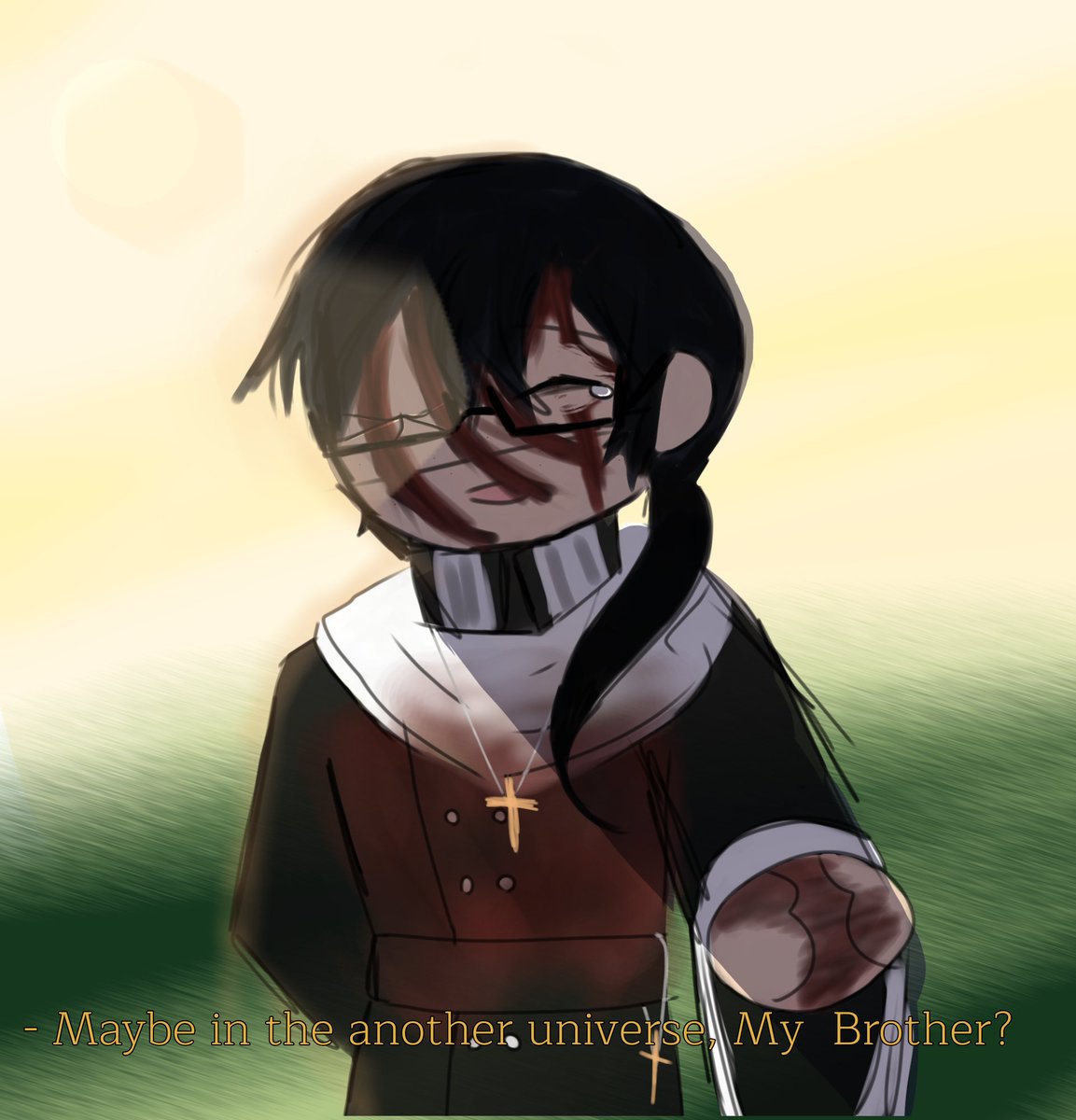 "Maybe in the another universe, my brother?"
(ANGST IN COMING 🔥🔥🔥 yayayayauauayyayayayay)
#gutsandblackpowder
#gutsandblackpowderoc