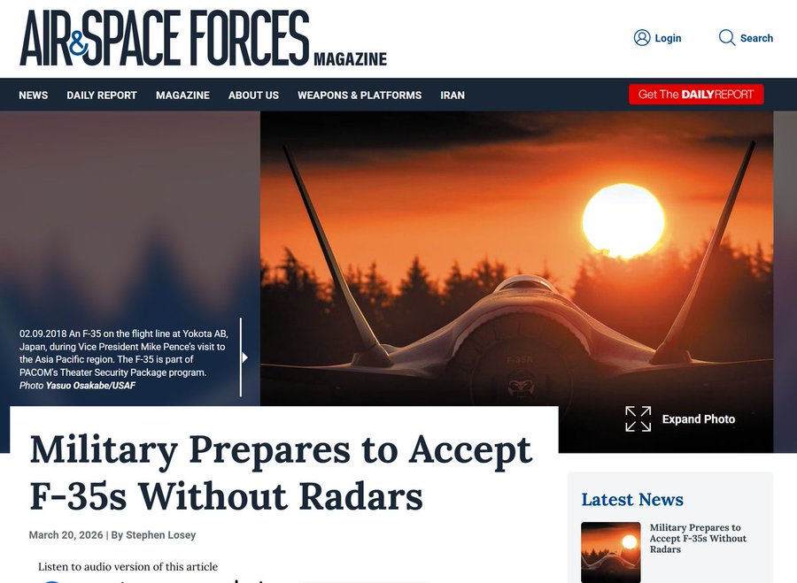 PLA_MilitaryUpd's tweet image. 229 F-35s are going to be delivered without radars because of radar shortages 😂😂

US Cryyyy, we won’t give you any more of those rare earths 🤣