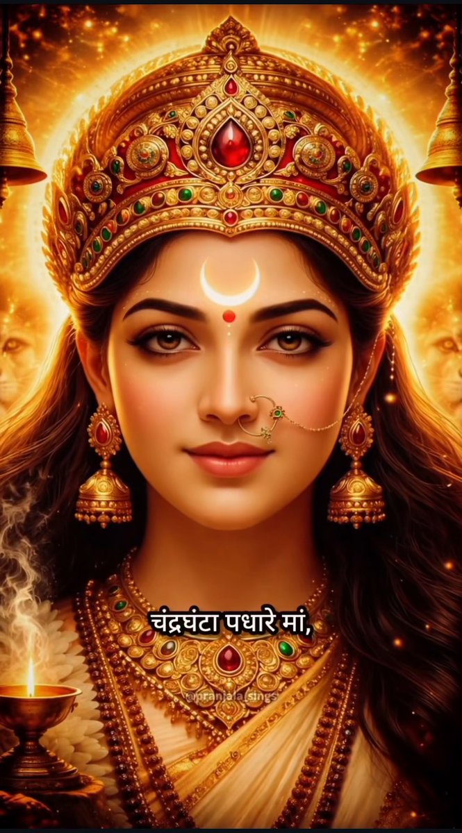 _Rani_Dixit's tweet image. .
Jai Maa Chandraghanta 🌺🙏🚩🔱 
Happy Navratri 🙏🌺🔱🚩 
#Navratri #ShubhNavratri #HappyNavratri2026 #नवरात्रि