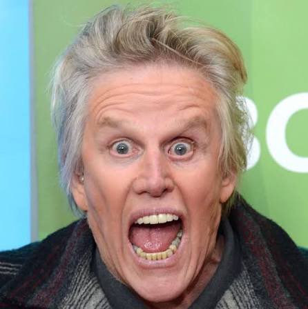 Utah State’s Karson Templin and Gary Busey - does anyone else see it? 🤣 <a href="/MarchMadnessMBB/">NCAA March Madness</a> #marchmadness #USUAthletics