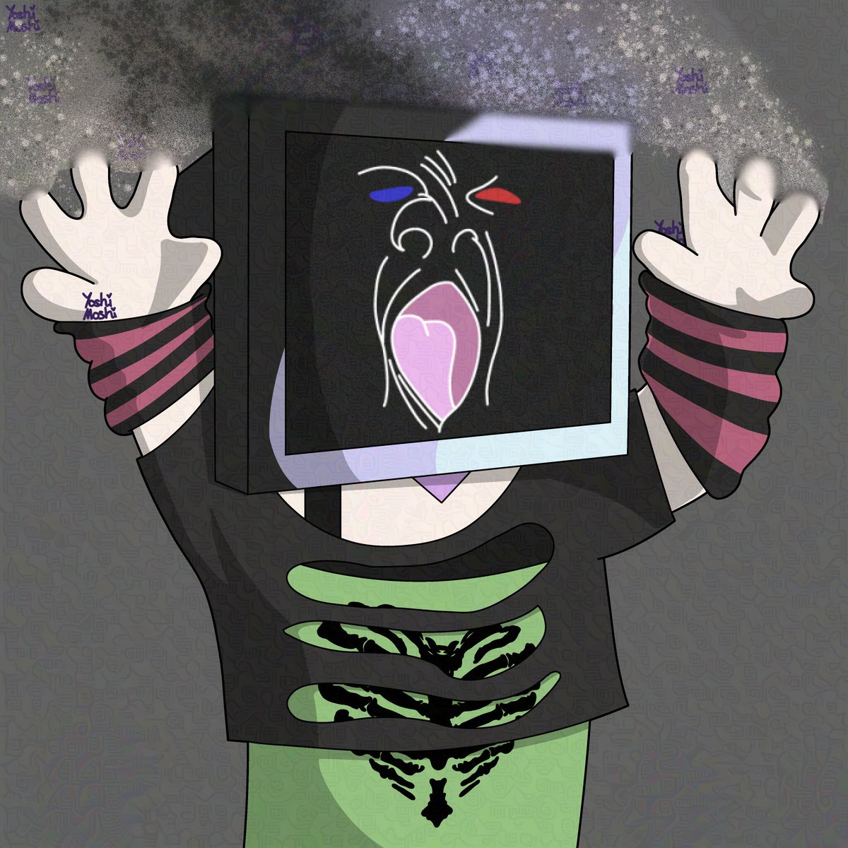 Yoshi 📺💜 | TV Head Vtuber tweet media