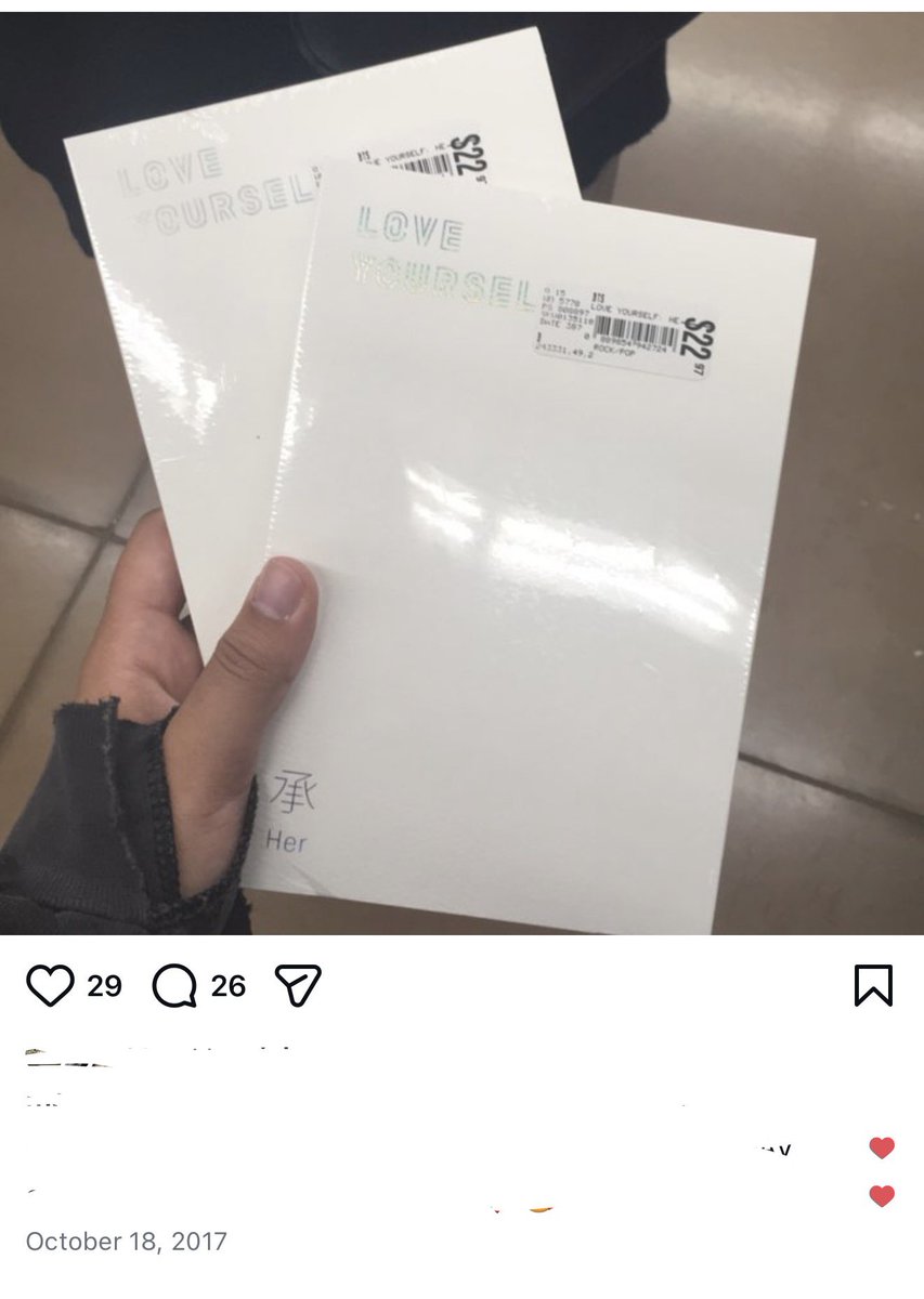i remember running to walmart when i saw on twt that ly her was available there back in 2017 😭😭😭 now it’s so much easier to get a bts album irl omg