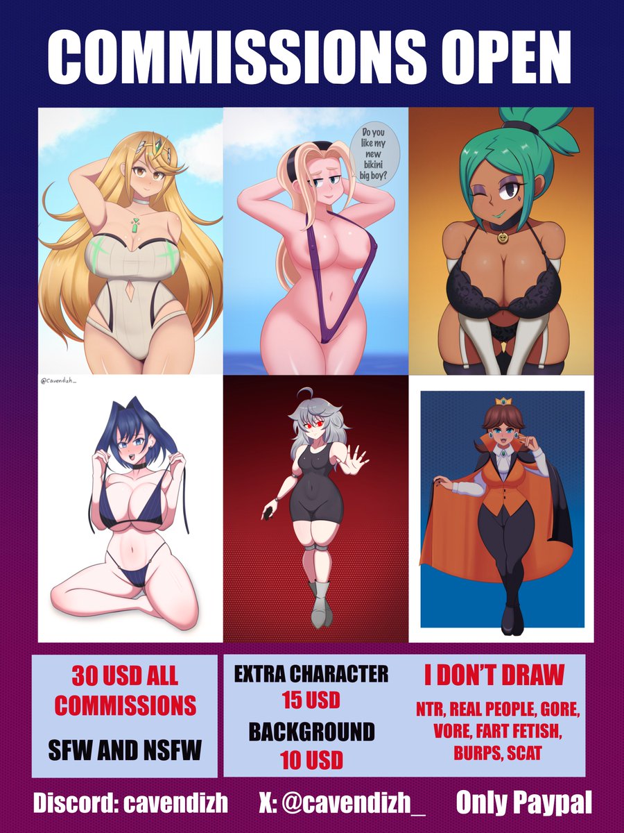 Cavendizh COMMISSIONS OPEN tweet media