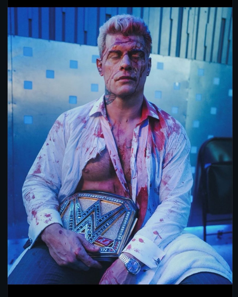 LaTaydaoshi's tweet photo. Cody Rhodes he is not on tonight SmackDown. It was my broken heart crying that I can’t see you every on Friday. I love you, Cody. You’re my favorite hero. You are my favorite wrestler. See you next time. see you next Friday. I love you. you’re number one fans https://t.co/uf49wu5cbl