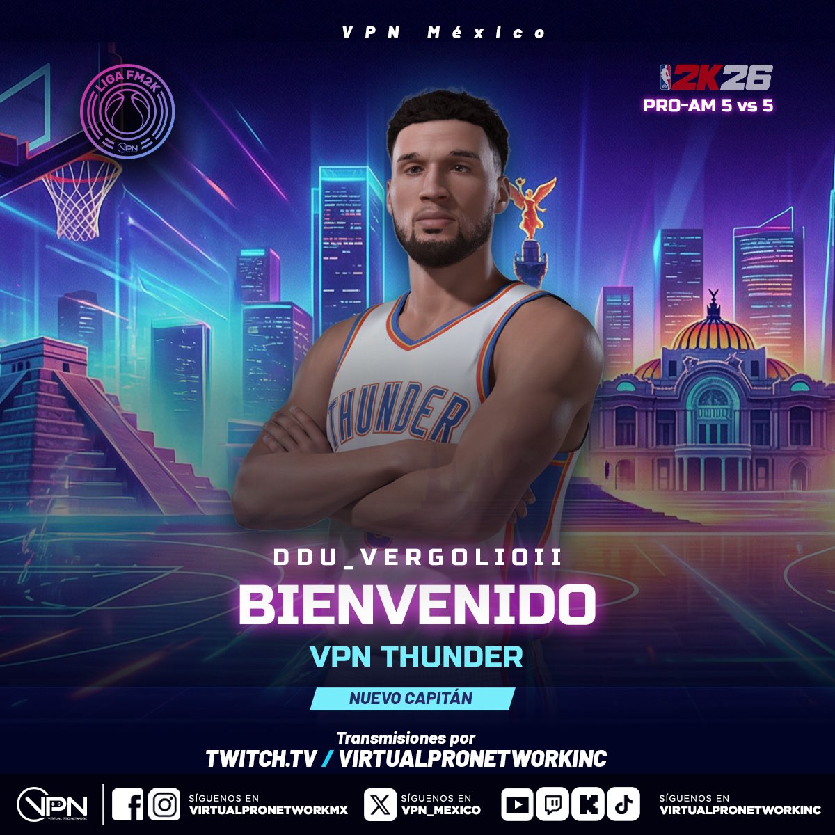 Virtual Pro Network México tweet media