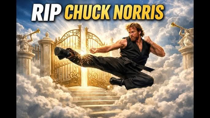 Way to Level up Chuck! The legend will be missed. What an amazing man. In honor of Chuck, we have the Chuck Norris shot on special for $6. Come cheers the legend! 🍻