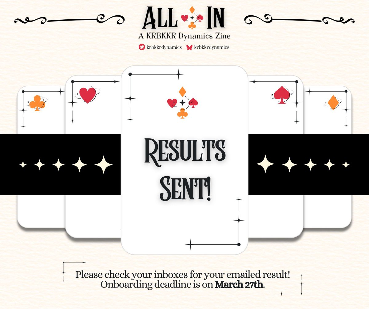 ✦ All In: Apps Closed 🎰 ✦ tweet media
