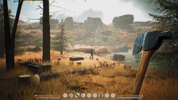 gamewith_review's tweet photo. 「新生活のために買った牧場が、焼け落ちていた…」
西部開拓スローライフ『Cowboy Life Simulator』
のんびり牧場経営ゲーム🐐……かと思いきや、
無法者や猛獣との銃撃戦も発生
#CowboyLifeSimulator #インディーゲーム
詳細はこちら👇
https://t.co/VLLLP4pYsf https://t.co/j3whsKk3Uu