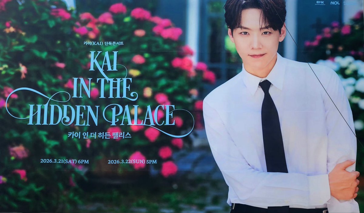 yoosodong's tweet photo. 260321 토 18:00
KAI IN THE HIDDEN PALACE

첫콘! https://t.co/WdmJtmrh5H