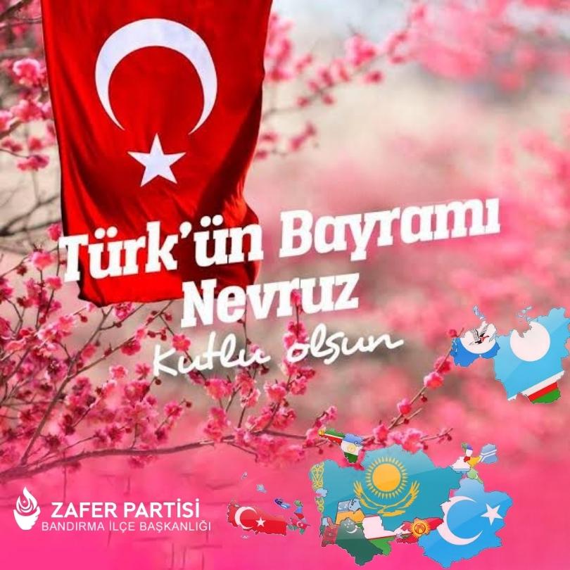 Baharın müjdecisi, Türk'ün bayramı #Nevruz kutlu olsun!
<a href="/umitozdag/">Ümit Özdağ</a>
<a href="/zaferpartisi/">Zafer Partisi</a>