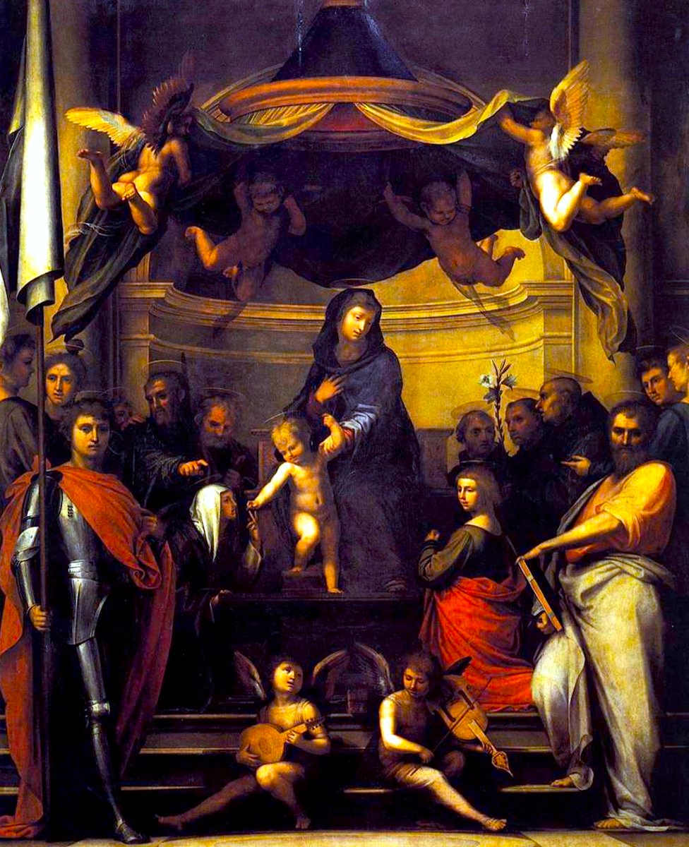 Fra Bartolomeo The Mystical marriage of Saint Catherine
