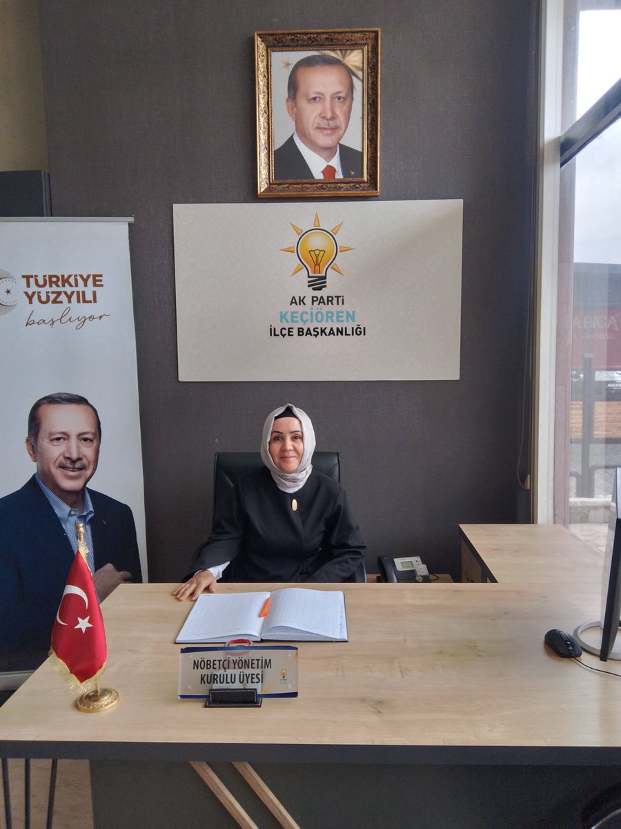 AkKeciorenResmi's tweet photo. İlçe Başkanlığımızda bugünkü nöbetçimiz; İlçe Yönetim Kurulu Üyemiz Meral Ateş 

Çayımız taze, ☕️ teşkilatımızın kapısı herkese açık, bekleriz. 😊 

İletişim⬇️ 

AK Parti Keçiören İlçe Başkanlığı
☎️ 0 312 338 21 11 

📍 Şevkat Mahallesi Cumhuriyet Caddesi No: 8/B Keçiören 

@RTErdogan 
@hakanhanozcan 
@erhansarigol
@AkpartiAnkara 
@omerfarukislam
@MeralAtes06