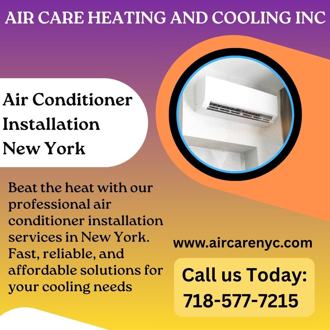care_air77850's tweet image. Get reliable air conditioner installation in New York with expert technicians who ensure proper setup, optimal airflow, and consistent cooling comfort throughout the year. Call us today 718-577-7215 aircarenyc.com/#AirConditioni…, #StayCool, #AirConditioningExperts