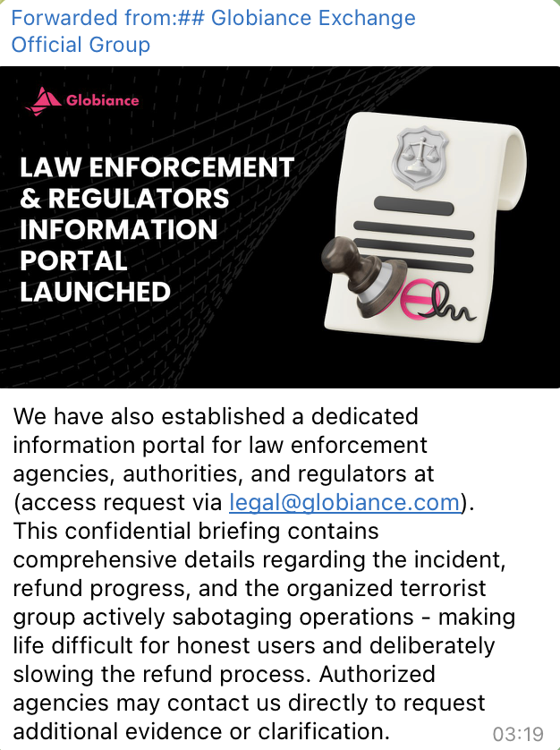 Justice for Globianceusers tweet media