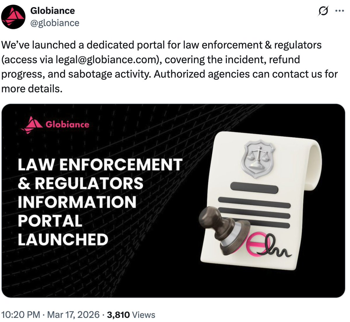Justice for Globianceusers tweet media