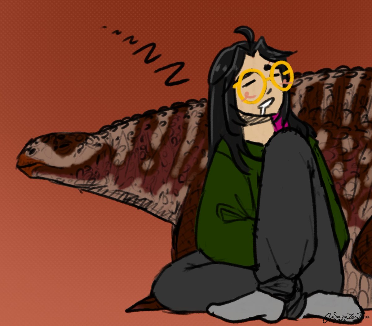 Petite Paleoartist | Sauriazoicillus 🍥 tweet media