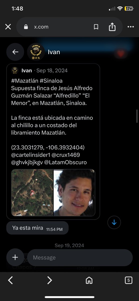 MartinGaut93076's tweet photo. @narcoblogger Esa noticias salió hace casi 2 años esa finca ya ni la utilizan https://t.co/NgGfq2jAqJ
