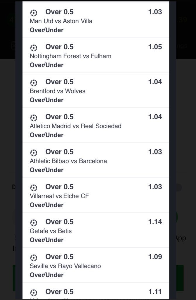 AMAZINGBET01's tweet photo. Over 0.5 goal On sportybet to Win 200m 🍀✅

Code is Ready Who is Ready??
If you have  N100 to play tap ❤️ like  
Just say boom and retweet ☘️❤️ https://t.co/k8jyAypA9p