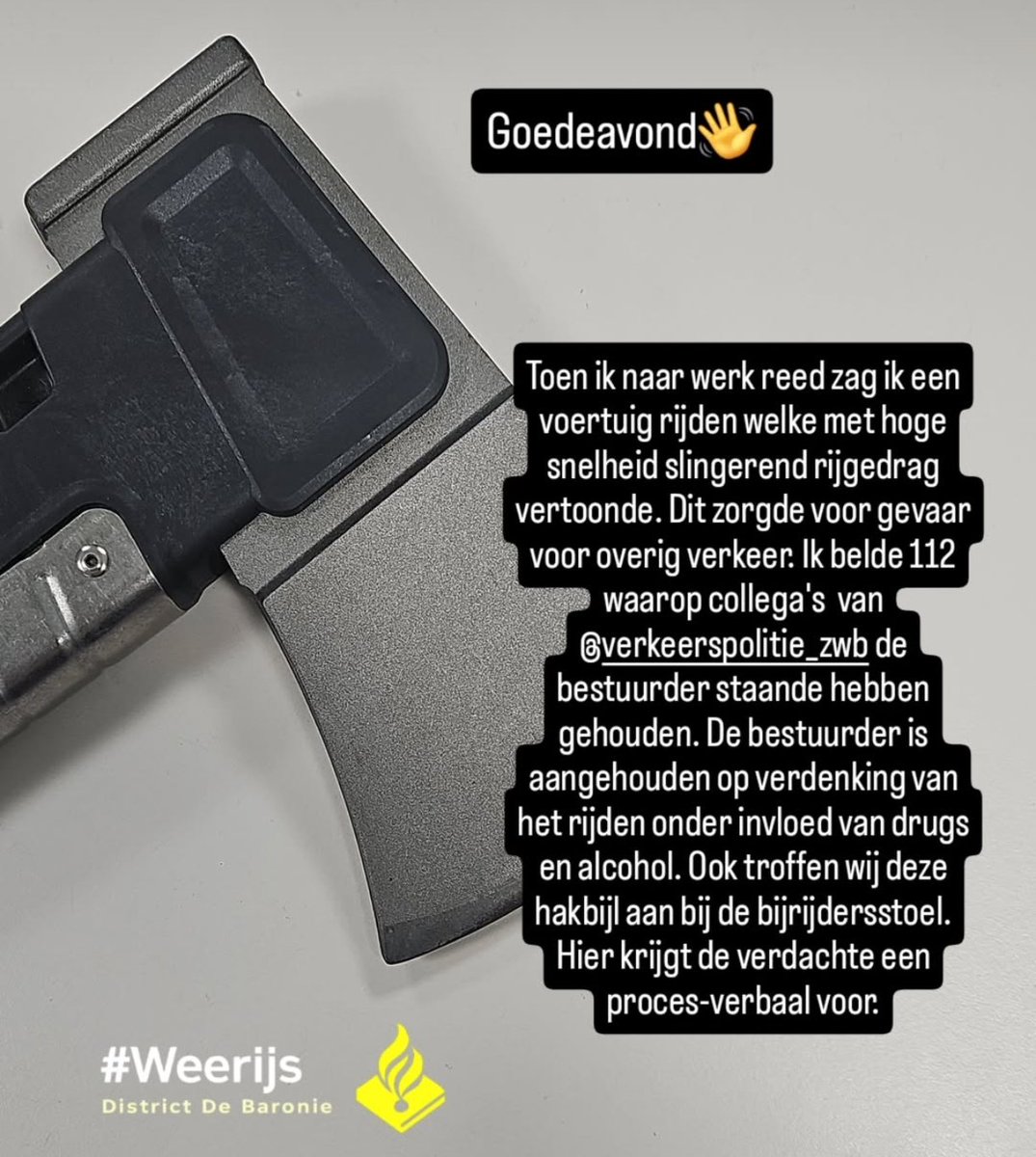 Automobilist aangehouden op A58 bij Etten-Leur