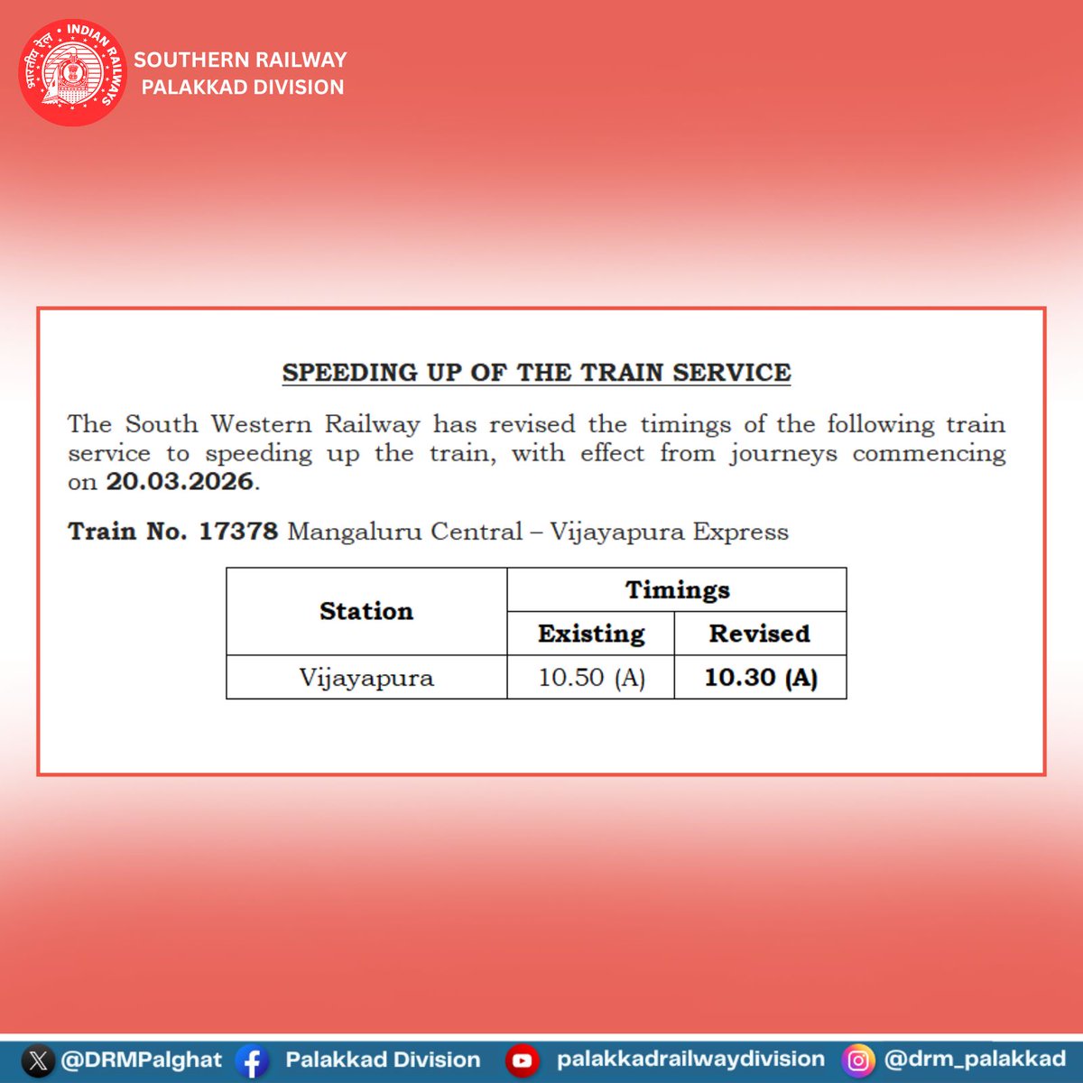 Dakshina Kannada District Railway Users tweet media