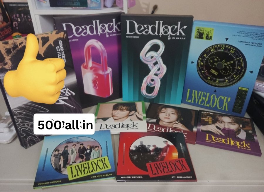 hans_leftbutt's tweet photo. wts lfb 

Xdinary Heroes BULK items (pc, albums)

rfs: need funds / decluttering 
mop: gcash (payo)
mod: direct j&amp;t

* no to joy buyers
* overload items have stapler dent caused by the production
* additional 15 pesos for pf https://t.co/SuigHLnqag