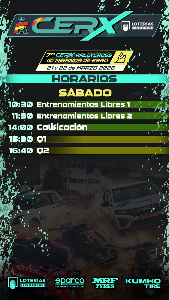 Campeonato de España de Rallycross Loterías tweet media