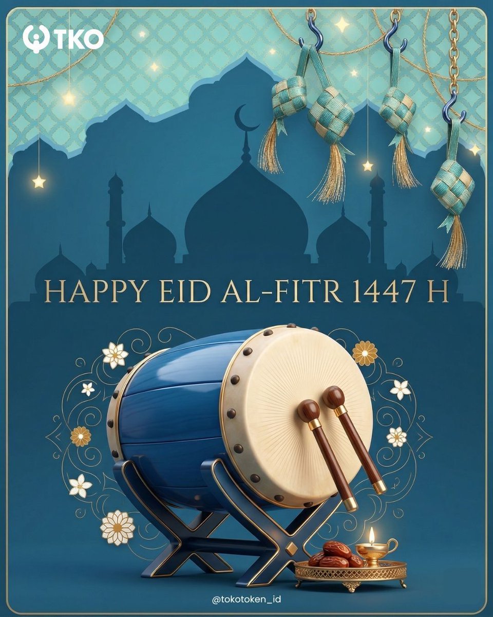 tokotoken_id's tweet image. Happy Eid al-Fitr 1447 H !!

Wishing everyone peace, joy, and blessings this Eid🌙✨ 

#TKO