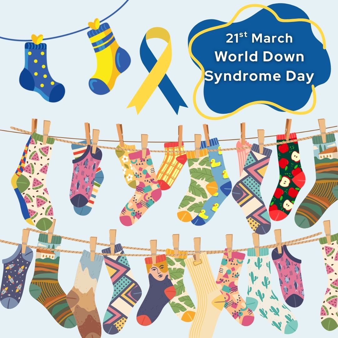 HAYLincolnshire's tweet image. 💛💙 World Down Syndrome Day

Today is all about celebrating individuality, joy, and the amazing people who brighten our world every single day.

Don’t forget to rock your #LotsOfSocks today — the brighter and bolder, the better! 🧦

 #WorldDownSyndromeDay #CelebrateDifferences