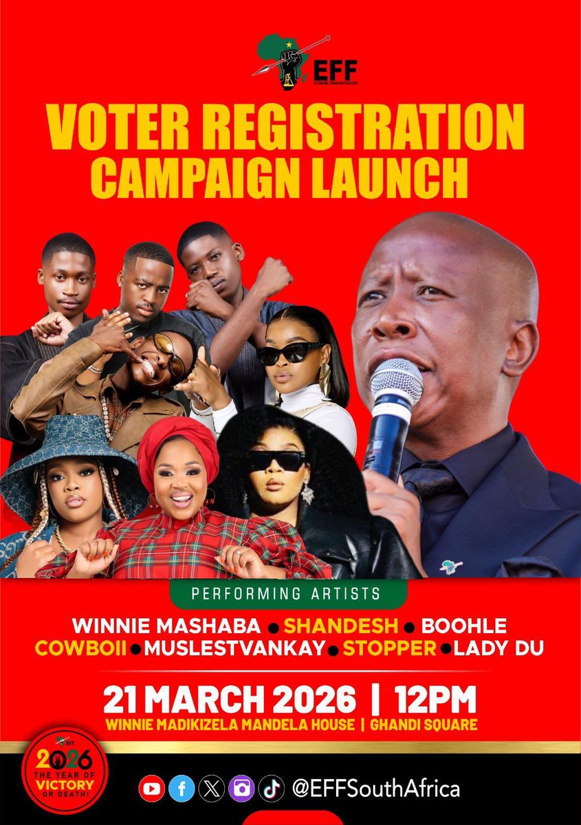 Economic Freedom Fighters tweet media