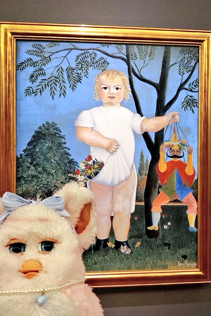 似てるね。「赤ん坊のお祝い」
#アンリ・ルソー #大塚国際美術館