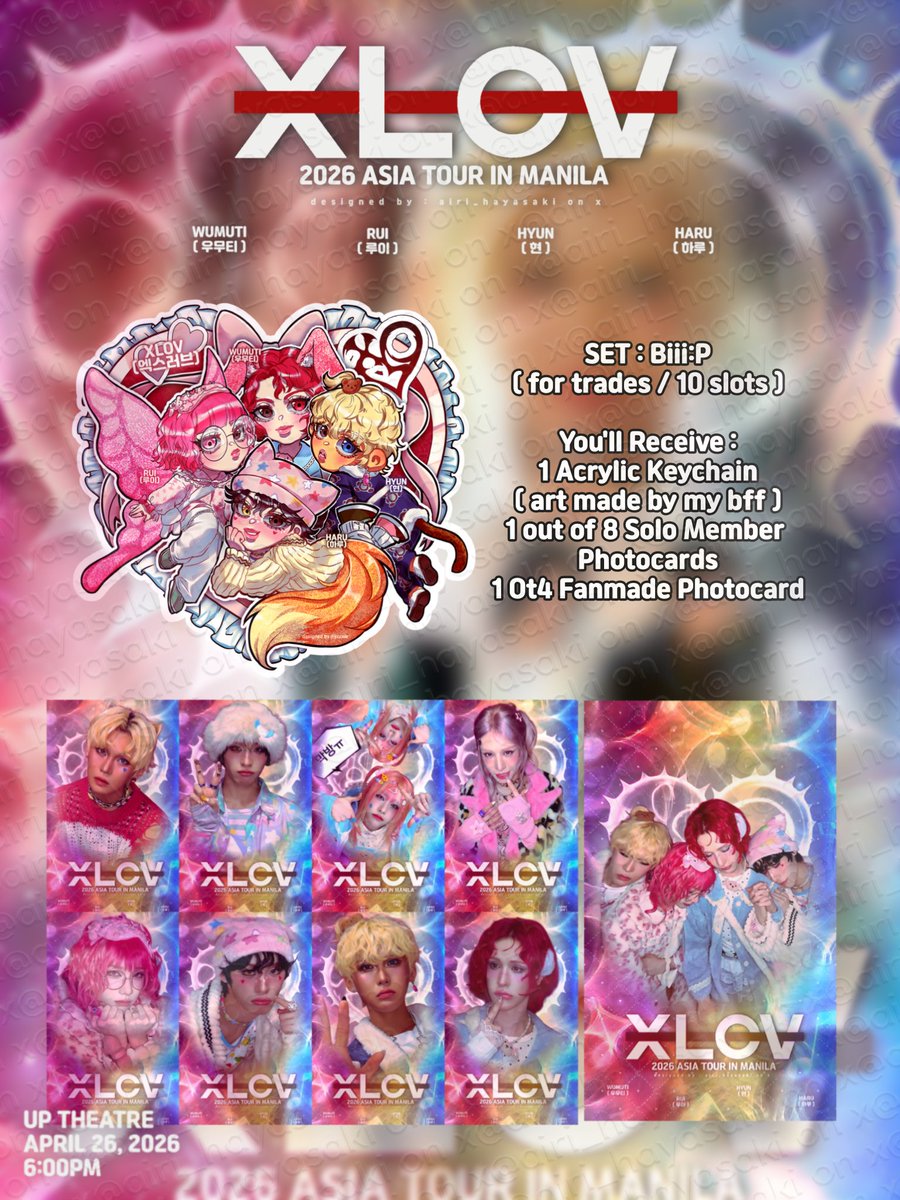 airi_hayasaki WILL WATCH XLOV CON🫶 | ❤️🩷💙💛 tweet media