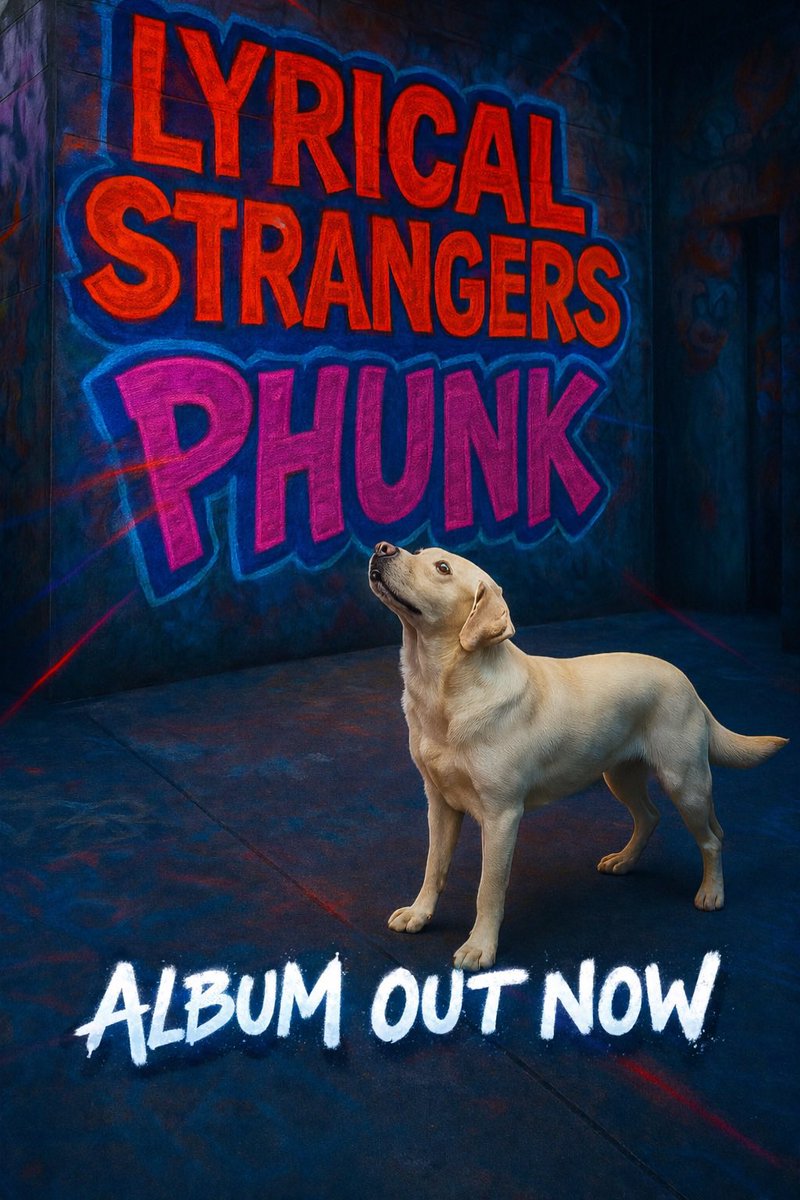LyricalStranger's tweet image. Our album “Phunk” is out now 🐾

#NewMusic #NewMusicFriday #OutNow #NowPlaying #MusicDiscovery