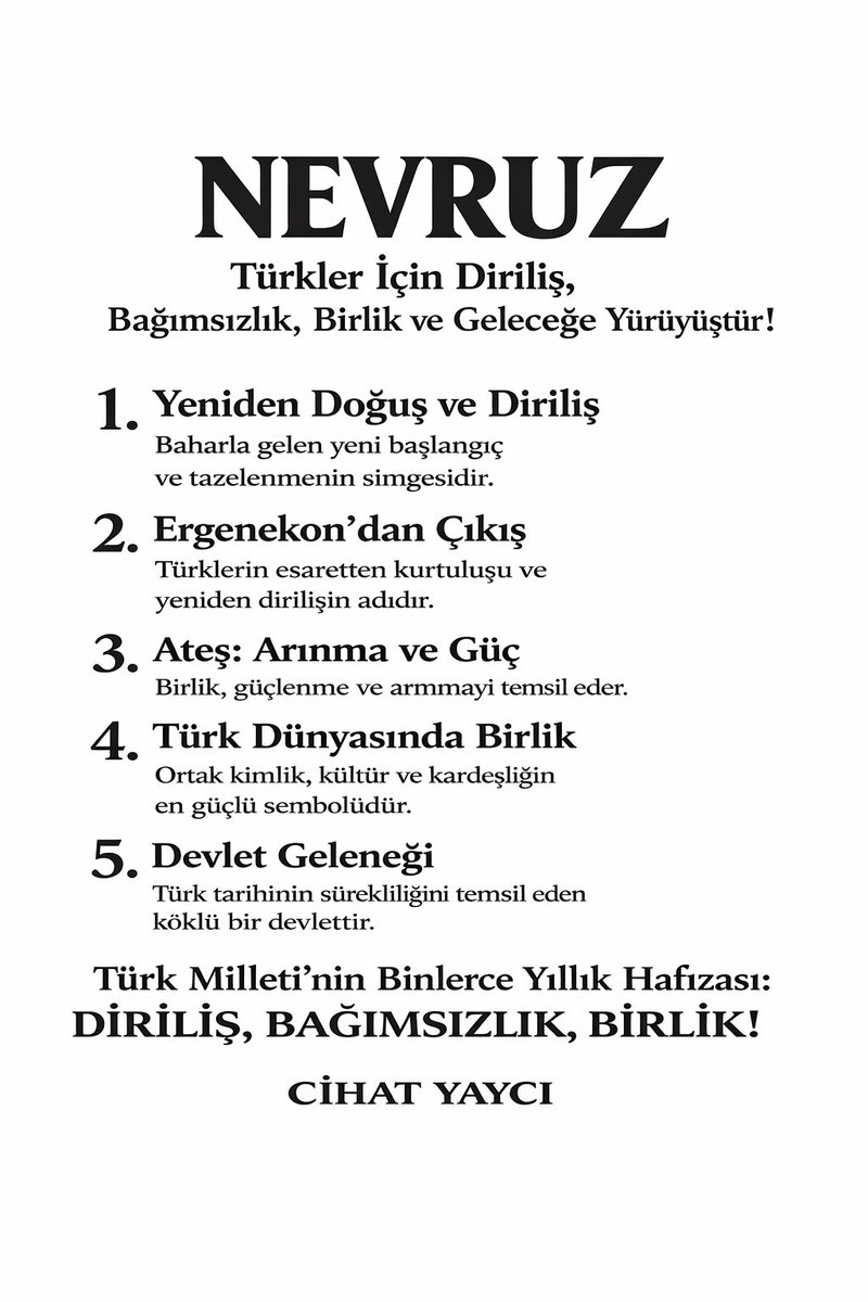 #NevruzTürkünBayramıdır #NevruzBayramı #nevruz 🇹🇷