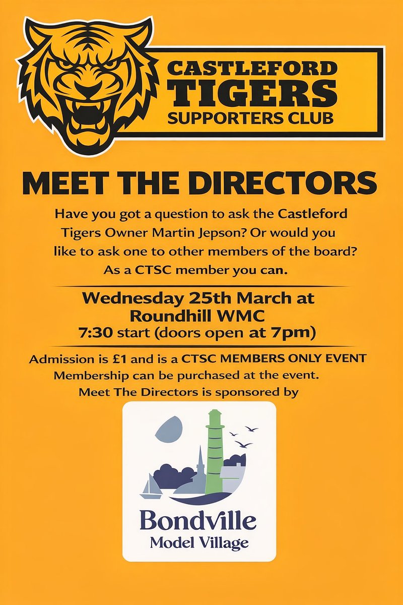 Cas Tigers Supporters Club tweet media