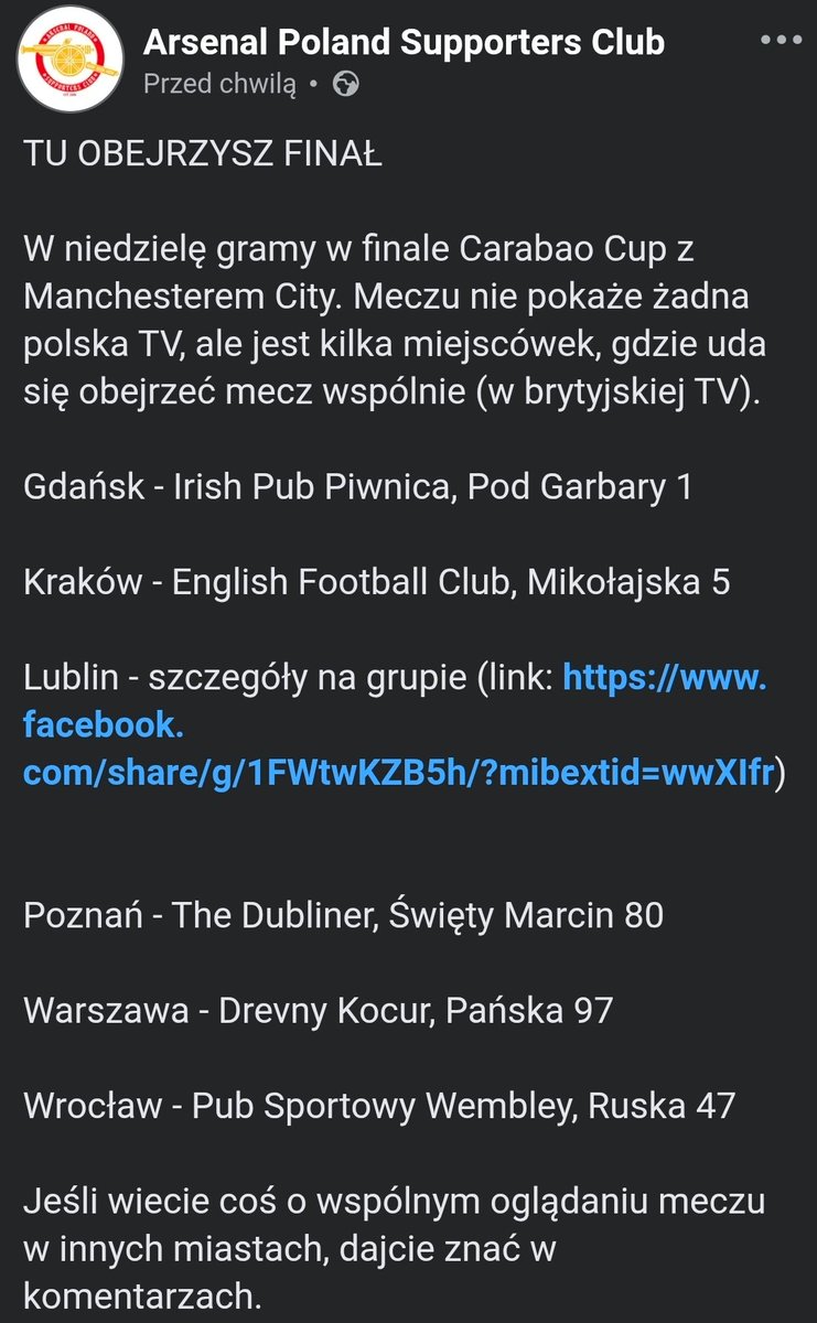 Arsenal Poland SC tweet media