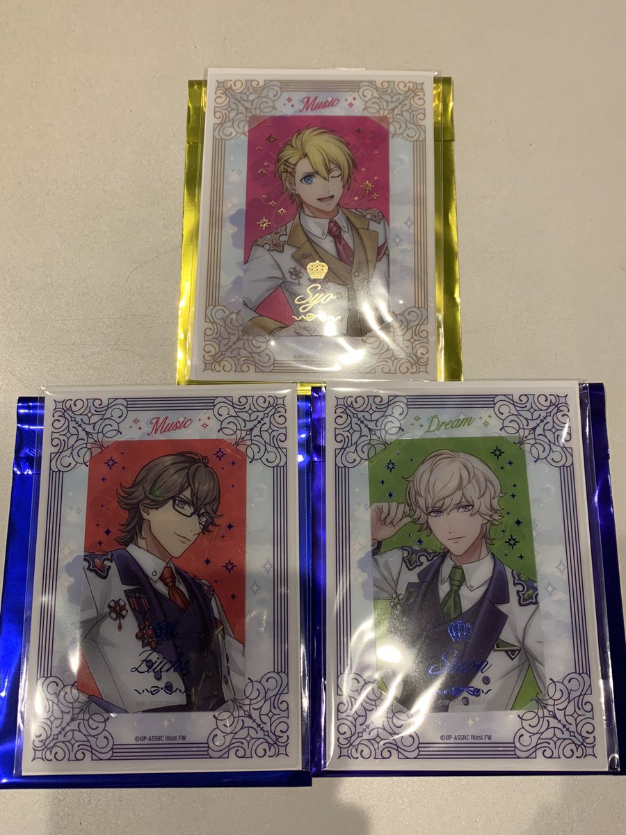 rm_aracie's tweet photo. 【交換】うたプリ ASSHC
①アクスタ ②ビジュカ

<譲>
① 音也 トキヤ 翔 ナギ ヴァン
② 翔 瑛一 シオン

<求> 
① 真斗 レン 瑛二>カミュ シオン
② レン 瑛二>ナギ

幕張メッセにて
3/21(土)夜公演後〜20:10頃、3/22(日)12:00〜13:00
別投稿も一緒にご検討いただけますと幸いです
ツリー追記↓ https://t.co/dUZjG3NO8X