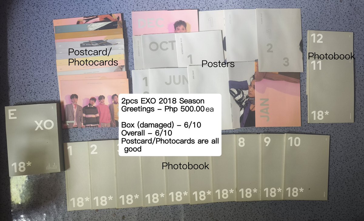 𝓭𝓪𝓷𝓲𝓮 🌼 | EXO BENTABLES 📌 wts lfb tweet media