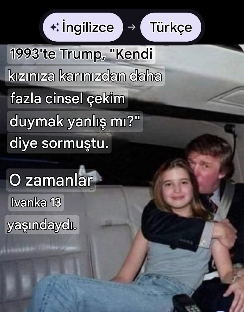 He is a person with perverse feelings and pedophilic fantasies. The future of the world and the US cannot be left in his hands.