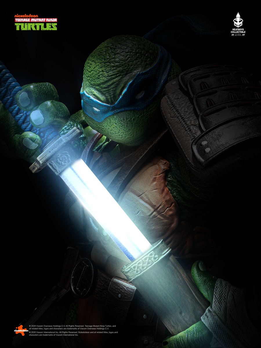 HEATBOYSGlobal's tweet image. New Product | TMNT Leonardo 1/9 Action Figure 
- 
📢Pre-orders open March 28, 2026. 
- 
「Hold still. Control the fight.」 
- 
More details will be revealed soon by @HEATBOYSGlobal  — stay tuned. 
Images are for reference only. Final product may vary.

#TMNT #Leonardo #HEATBOYS