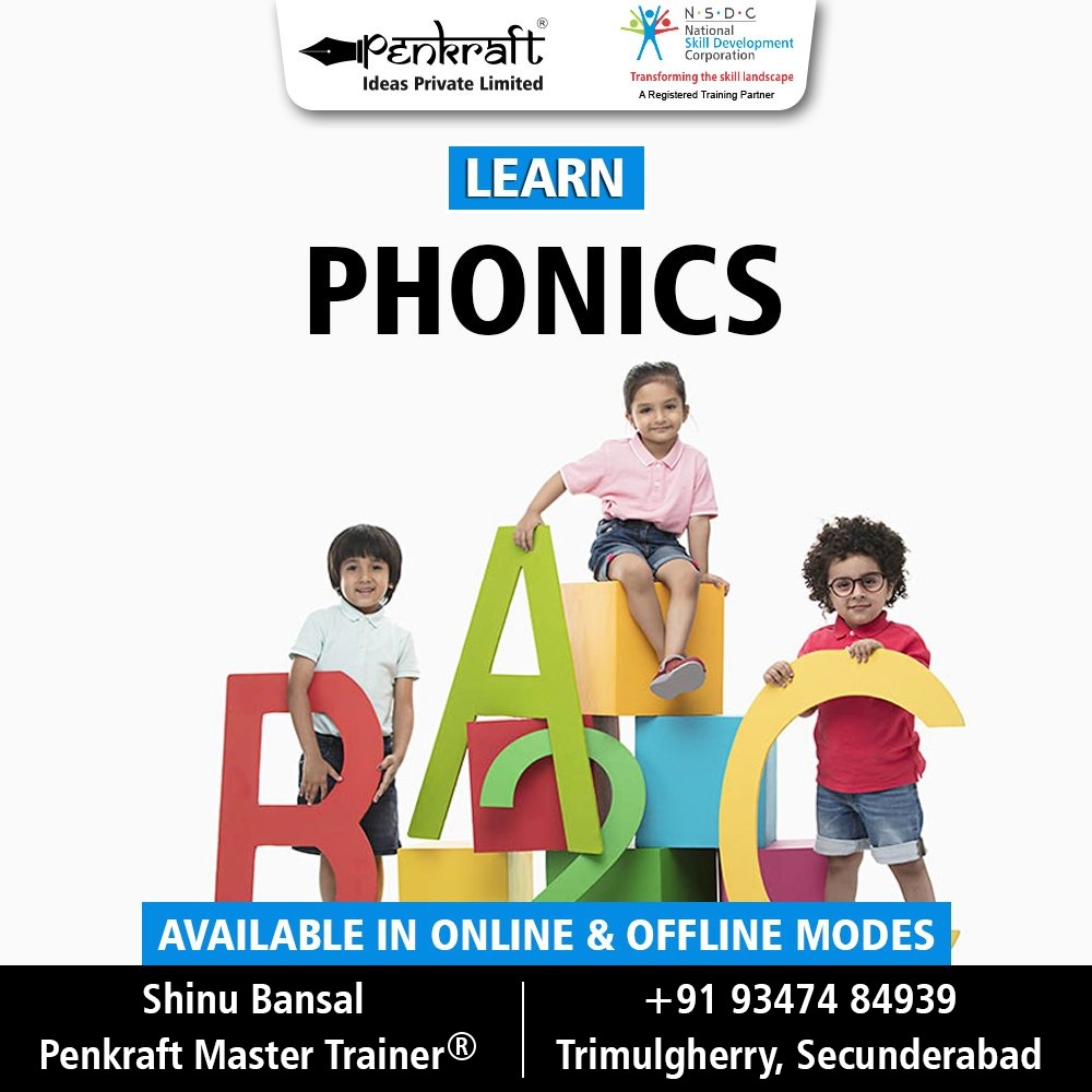 PenkraftTweets's tweet image. ✨ Join #Penkraft and learn #Phonics with #PenkraftMasterTrainer Shinu Bansal in Trimulgherry, Secunderabad!
📚 Online &amp;amp; Offline classes available.
🔗 penkraft.in/Secunderabad/T… | 📞 +91 9347484939
#PhonicsFun #KidsLearning #PenkraftCourses #Secunderabad