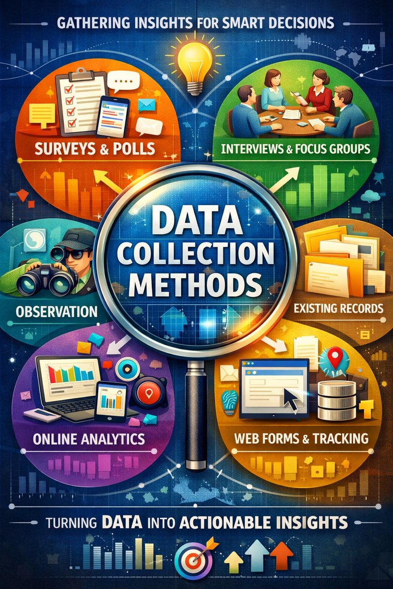 iamjosephukpong's tweet image. The goal isn’t just collecting data…
It’s collecting the right data.
Clear goals + accuracy + ethical practices = meaningful insights 📊📉
Turn data into decisions that matter. 🚀
#DecisionMaking #DigitalTransformation