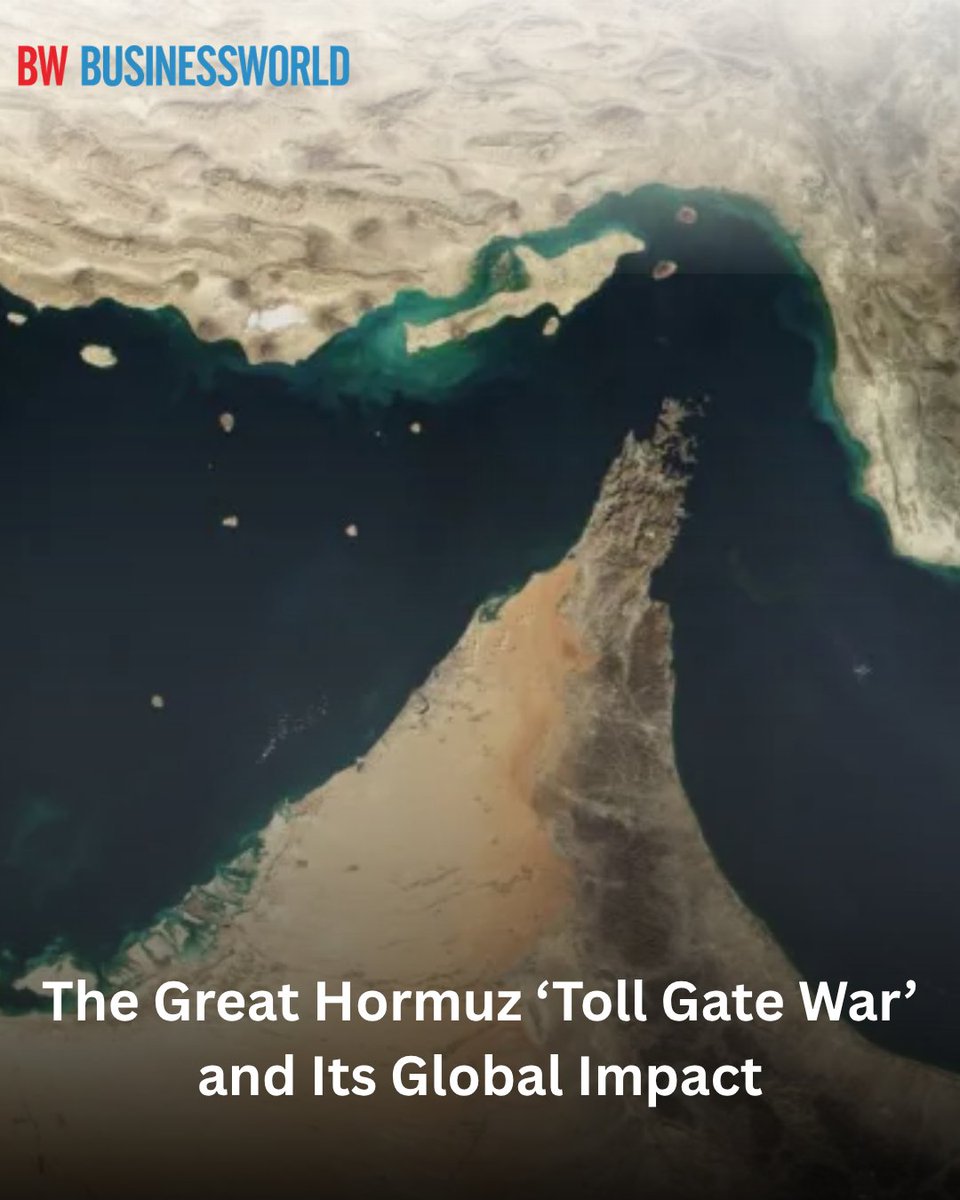 BWBusinessworld's tweet image. #BWOriginals: The Great Hormuz ‘Toll Gate War’: Reshaping Global Order

Read more: businessworld.in/article/the-gr…

@anuragbatrayo |  @NFWarsia | Tanvie Ahuja

#WestAsiaconflict #globalgrowth #inflationrisks #fiscaldeficit