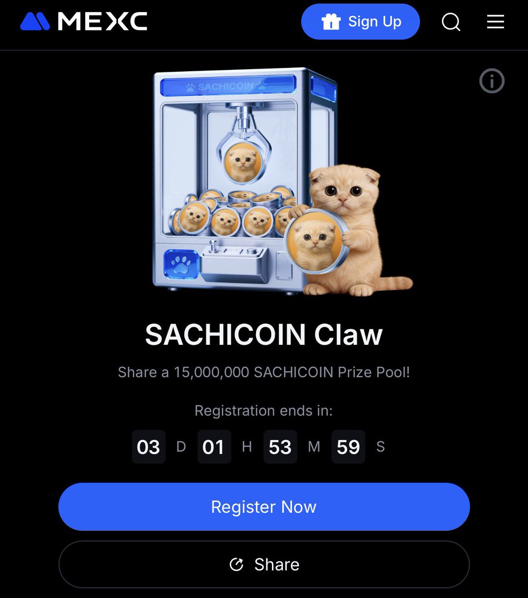 sachi_coin's tweet photo. 🚨 FINAL 3 DAYS — MEXC CAMPAIGN ENDING SOON 🐾🧡

Time is running out. @MEXC_Official 💙

The Sachicoin Claw Campaign on MEXC is ending in just 3 days.

Don’t miss your chance to be part of the 15,000,000 $SACHI prize pool.

📌 https://t.co/2LAN59Z9pF

If you haven’t joined yet, this is your moment.

Opportunities like this don’t stay forever.

Make sure you participate before it ends.

Join the movement. Spread Pawsitivity 🐾🧡