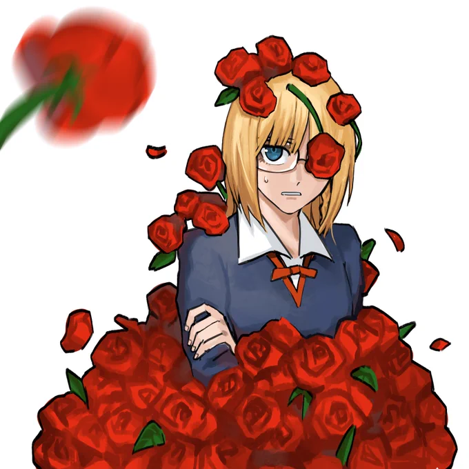 I tried studying Morii's coloring style, but I have no idea what this result turned into #strangefake #richaya